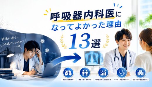 呼吸器内科医になって良かったこと13選｜現役専門医が本音で語る