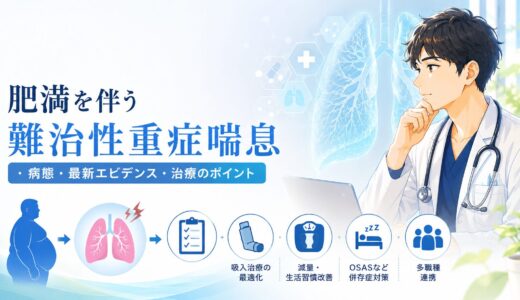 【呼吸器専門医が解説】肥満を伴う難治性重症喘息の診療ポイント