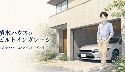 積水ハウスのビルトインガレージを徹底レビュー｜住んで分かったメリット・デメリット