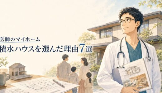 【医師のマイホーム】積水ハウスを選んだ理由7選｜大手ハウスメーカー選び実体験