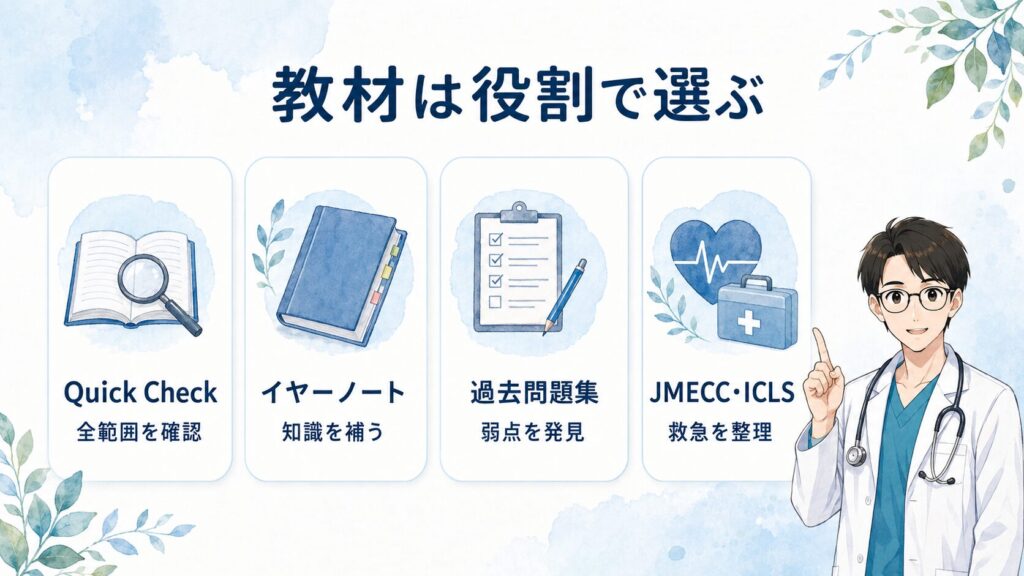 内科専門医試験で実際に使った5つの教材