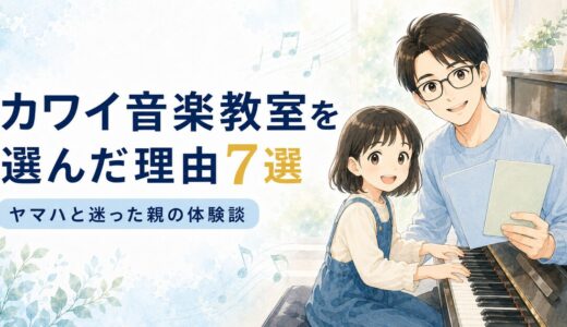 【体験談】カワイ音楽教室を選んだ理由7選｜ヤマハと迷った決め手を伝えます