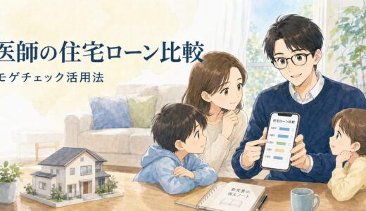 【医師の住宅ローン比較】モゲチェックの使い方｜2026年金利上昇期の選び方