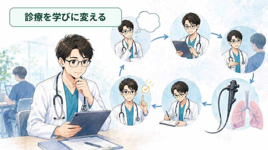 日常診療を呼吸器専門医試験の学習に変える